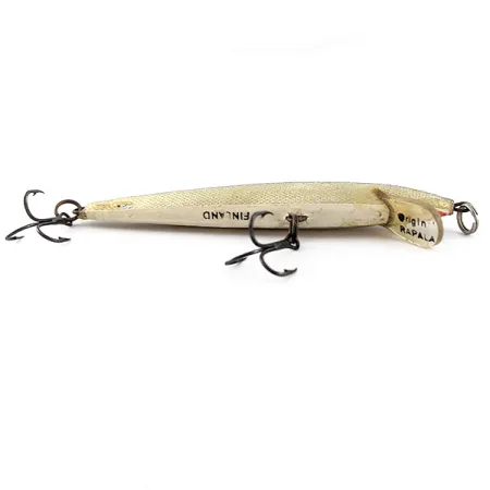 Vintage Rapala Original Floater F9 (Finland) 1960s, 1/8oz S (Silver) fishing lure #23340