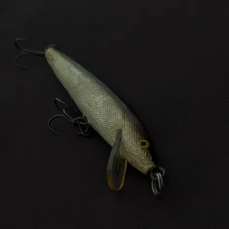 Vintage Rapala Original Floater F9 (Finland) 1960s, 1/8oz S (Silver) fishing lure #23340