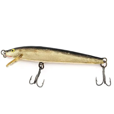 Vintage Rapala Original Floater F9 (Finland) 1960s, 1/8oz S (Silver) fishing lure #23340