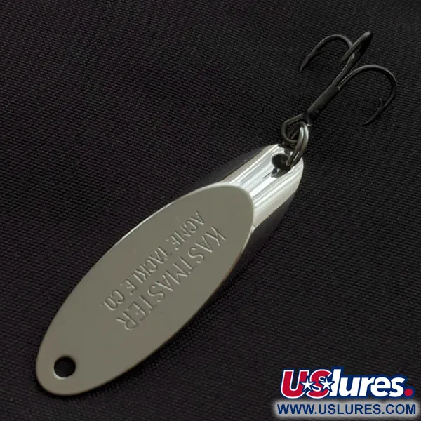 Vintage  Acme  Kastmaster, 1/4oz nickel fishing spoon #23347