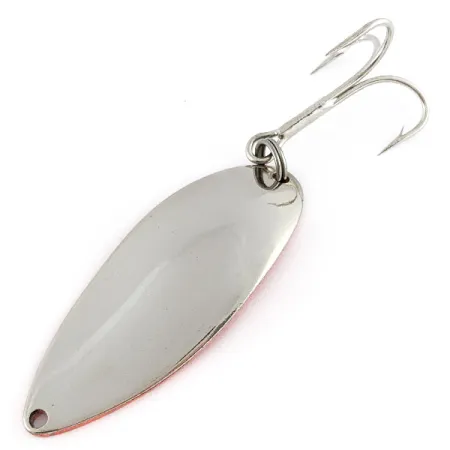 Vintage Seneca Little Cleo (Hula Girl), 3/4oz nickel/orange fishing spoon #23349