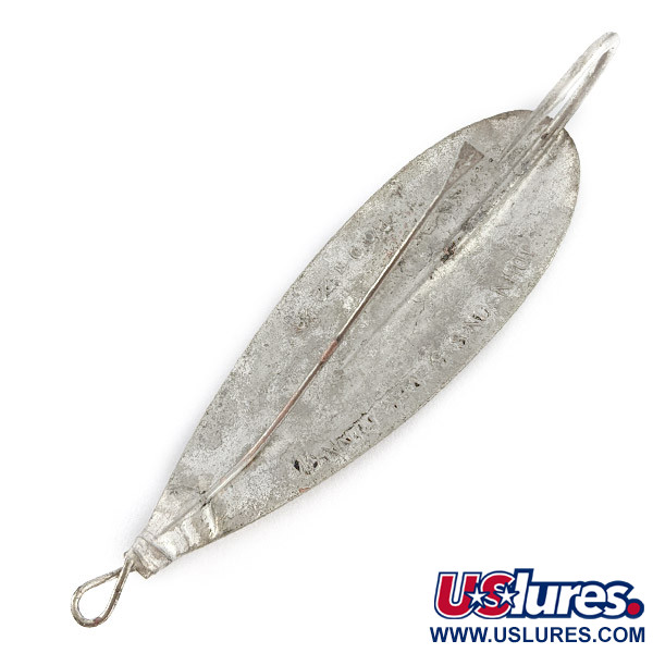 Vintage   Johnson Silver Minnow Weedless, 1/2oz silver fishing spoon #23350