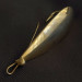 Vintage   Johnson Silver Minnow Weedless, 1/2oz gold fishing spoon #23353