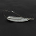 Vintage   Johnson Silver Minnow Weedless, 1/4oz nickel fishing spoon #23356