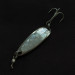 Vintage  Luhr Jensen Krocodile, 1/3oz nickel/hologram fishing spoon #23357