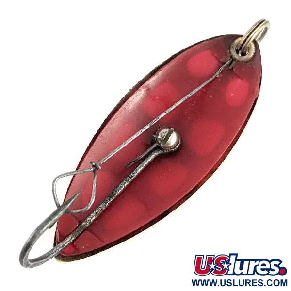 Vintage   South Bend Sun Spot, 1/2oz gold/red fishing spoon #23358