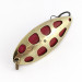 Vintage   South Bend Sun Spot, 1/2oz gold/red fishing spoon #23358