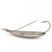 Vintage   Johnson Silver Minnow Weedless, 3/4oz nickel fishing spoon #23366