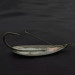 Vintage   Johnson Silver Minnow Weedless, 3/4oz nickel fishing spoon #23366