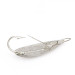 Vintage   Johnson Silver Minnow Weedless, 1/3oz nickel fishing spoon #23370