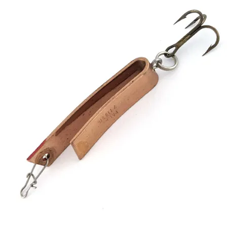 Vintage Luhr Jensen Super-Duper 503, 1/8oz copper fishing spoon #23374