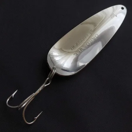 Vintage Eppinger Dardevle, 1oz Black Devle fishing spoon #23379