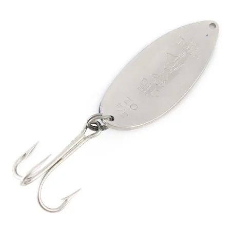Vintage Seneca Little Cleo (Hula Girl), 3/4oz nickel/blue fishing spoon #23380