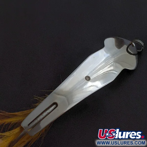 Vintage  Tony Accetta Tony Acetta Pet Spoon 15, 1/2oz nickel fishing spoon #23381