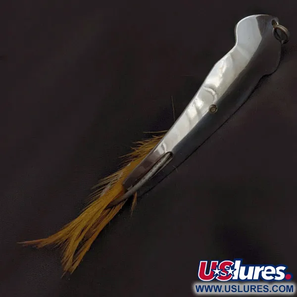 Vintage  Tony Accetta Tony Acetta Pet Spoon 15, 1/2oz nickel fishing spoon #23381