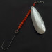 Vintage   Gibbs Victoria 4, 3/4oz nickel/copper/red fishing spoon #23383