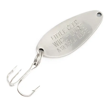 Vintage Seneca Little Cleo, 1/4oz nickel fishing spoon #23384
