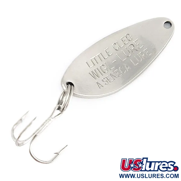 Vintage   Seneca Little Cleo, 1/4oz nickel fishing spoon #23384