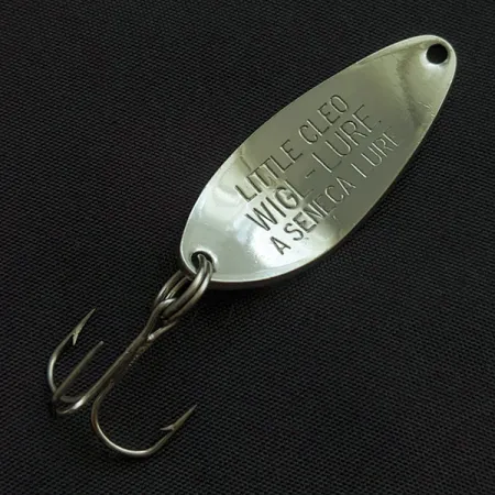 Vintage Seneca Little Cleo, 1/4oz nickel fishing spoon #23384