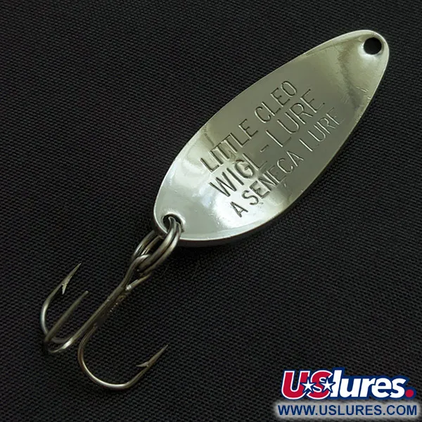 Vintage   Seneca Little Cleo, 1/4oz nickel fishing spoon #23384