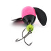 Vintage  Yakima Bait Worden's Spin-n-Glo, 1/4oz pink/black/white spinning lure #23386