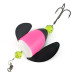 Vintage  Yakima Bait Worden's Spin-n-Glo, 1/4oz pink/black/white spinning lure #23386