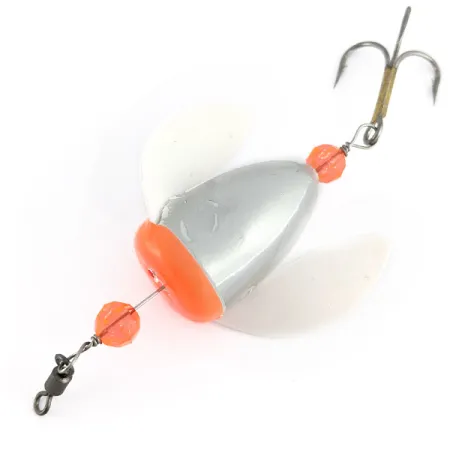 Vintage Yakima Bait Worden's Spin-n-Glo, 1/8oz silver/hot pink spinning lure #23388