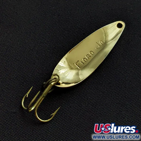 Vintage   Acme Fiord Spoon, 1/8oz gold fishing spoon #23394