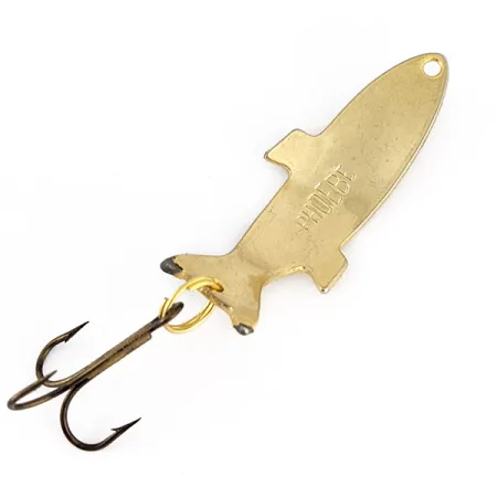 Vintage Acme Phoebe, 1/4oz gold fishing spoon #23399