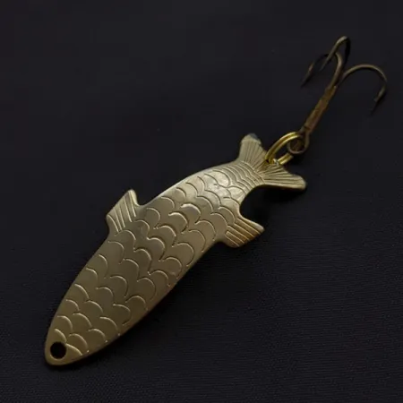 Vintage Acme Phoebe, 1/4oz gold fishing spoon #23399