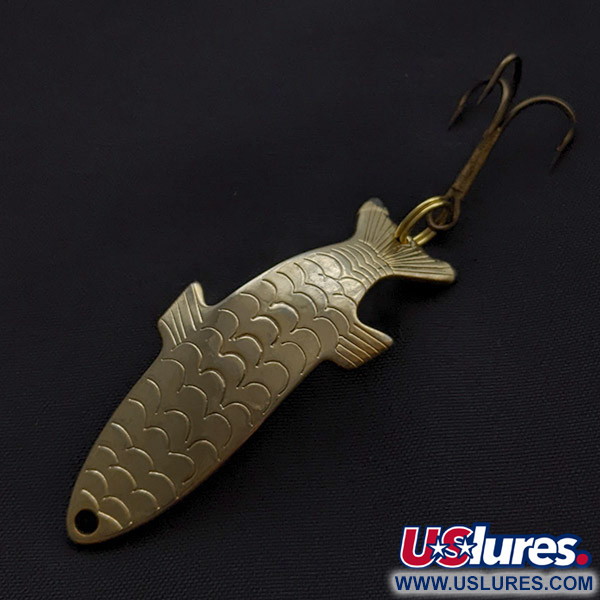 Vintage   Acme Phoebe, 1/4oz gold fishing spoon #23399