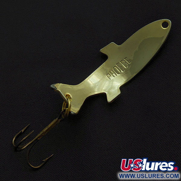 Vintage   Acme Phoebe, 1/4oz gold fishing spoon #23399