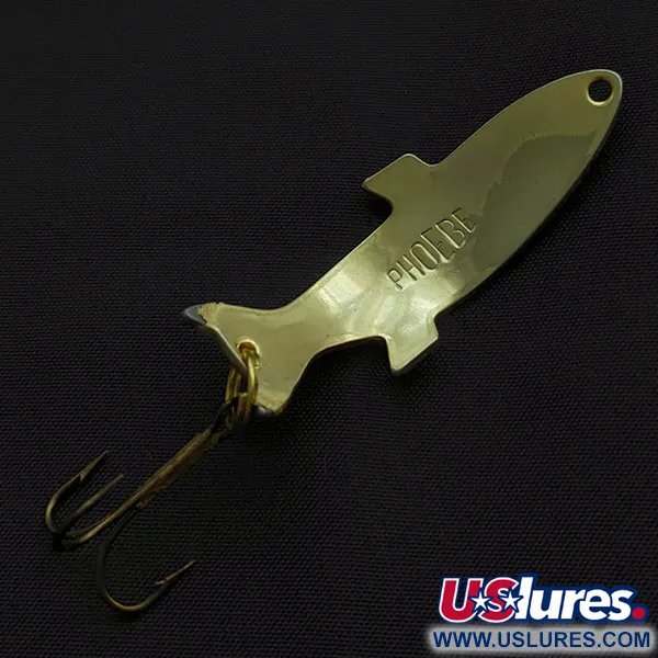Vintage   Acme Phoebe, 1/4oz gold fishing spoon #23399