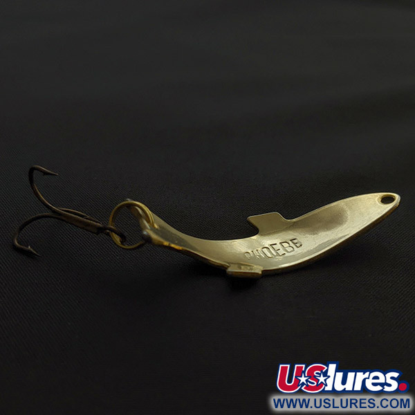 Vintage   Acme Phoebe, 1/4oz gold fishing spoon #23399