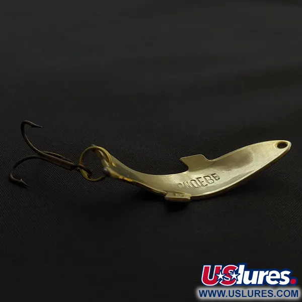 Vintage   Acme Phoebe, 1/4oz gold fishing spoon #23399