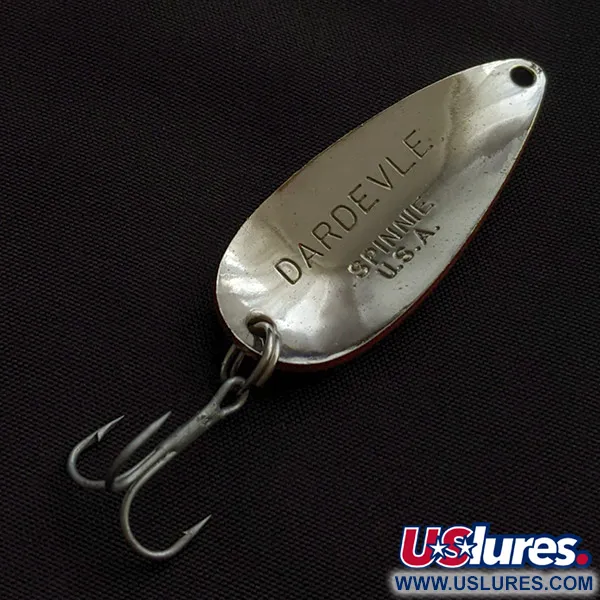 Vintage  Eppinger Dardevle Spinnie, 1/3oz Red Devle fishing spoon #23408