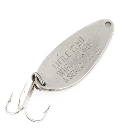 Vintage Seneca Little Cleo, 1/4oz nickel fishing spoon #23409