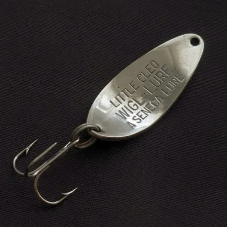 Vintage Seneca Little Cleo, 1/4oz nickel fishing spoon #23409