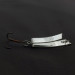 Vintage  Luhr Jensen Super-Duper 506, 1/4oz nickel/red fishing spoon #23410