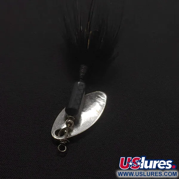 Vintage  Yakima Bait Worden's Original Rooster Tail , 3/32oz silver spinning lure #23418