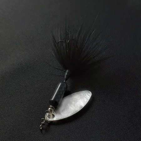 Vintage Yakima Bait Worden's Original Rooster Tail , 3/32oz silver spinning lure #23418