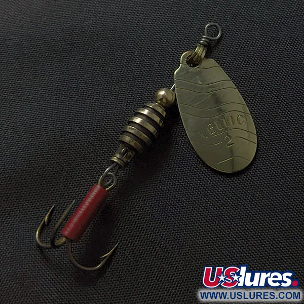 Vintage   Veltic 2, 1/8oz gold spinning lure #23419