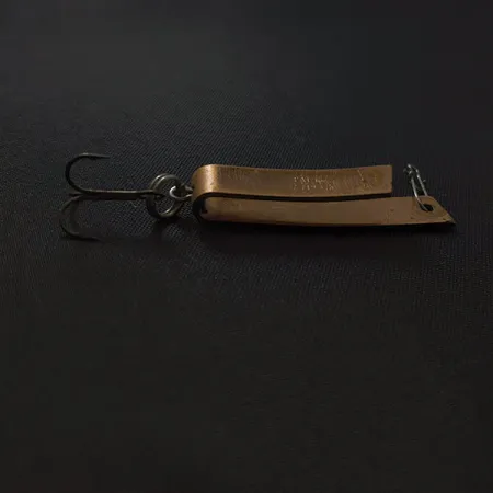 Vintage Luhr Jensen Super-Duper 503, 1/8oz brass/copper fishing spoon #23422