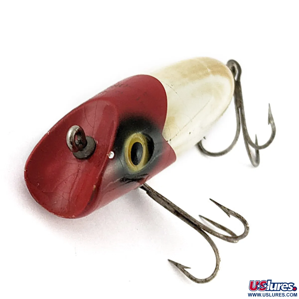 USAヴィンテージルアーfish oreno c1926　4787-204 Vintage South Bend Babe Oreno Wooden, 1/2oz Red Head fishing lure