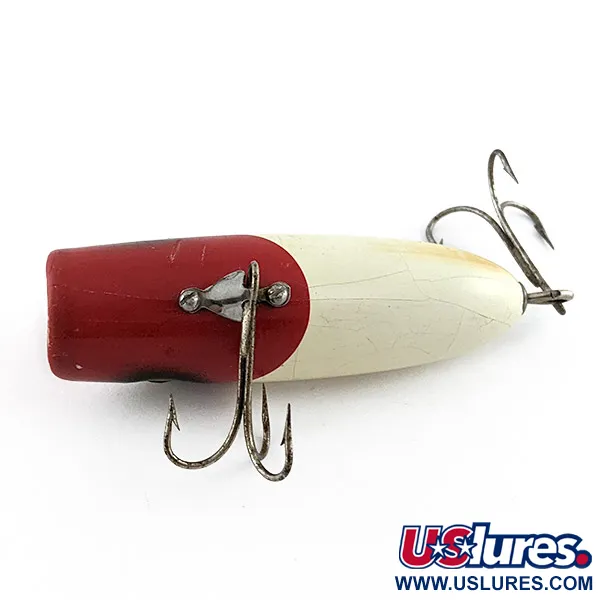 Vintage   South Bend Babe Oreno Wooden, 1/2oz Red Head fishing lure #23424