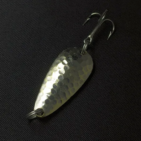Vintage Nebco Tor-P-Do 0, 3/16oz nickel/brass fishing spoon #23427