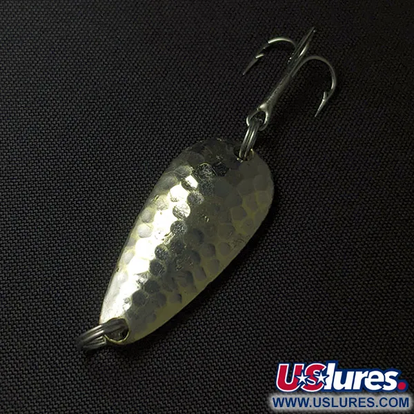 Vintage   Nebco Tor-P-Do 0, 3/16oz nickel/brass fishing spoon #23427