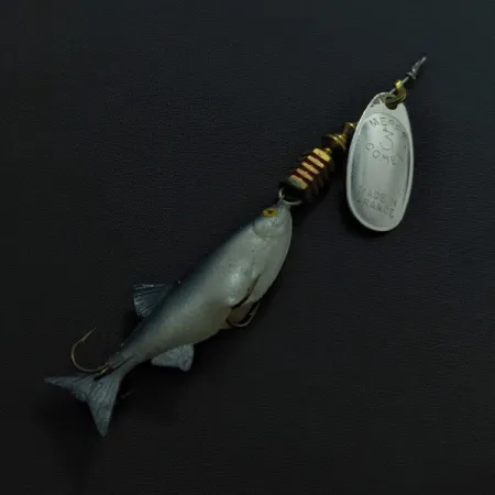 Vintage Mepps Comet 3 Mino, 1/3oz silver spinning lure #23428