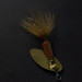 Vintage  Yakima Bait Vibric Rooster Tail, 1/4oz brown/gold spinning lure #23429