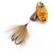 Vintage  Yakima Bait Vibric Rooster Tail, 1/4oz brown/gold spinning lure #23429